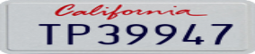 Truck License Plate